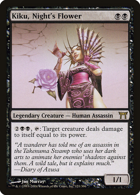Kiku, Night's Flower - Champions of Kamigawa #121