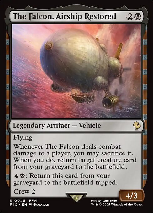 The Falcon, Airship Restored - Final Fantasy Commander #45