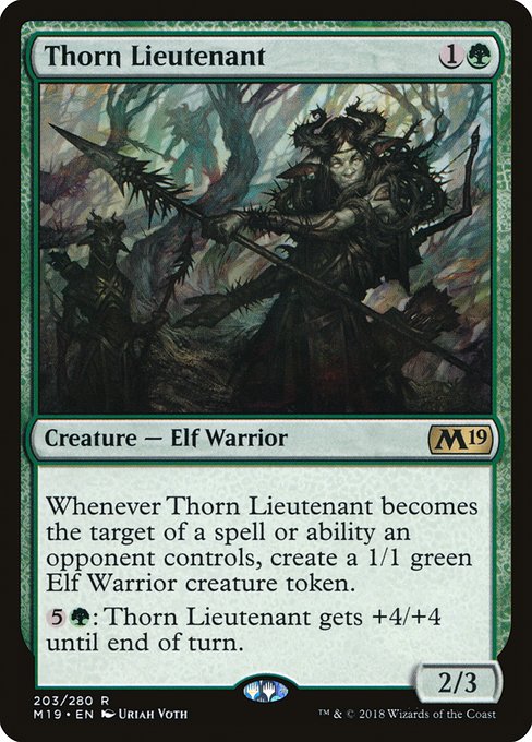 Thorn Lieutenant - Core Set 2019 #203