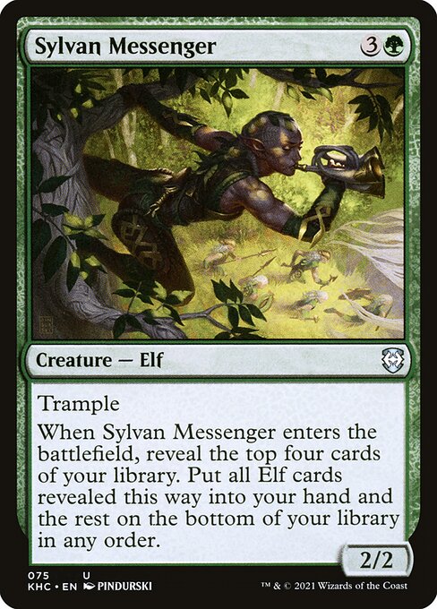 Sylvan Messenger - Kaldheim Commander #75