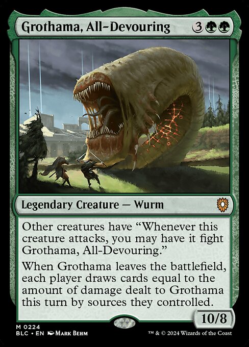 Grothama, All-Devouring - Bloomburrow Commander #224