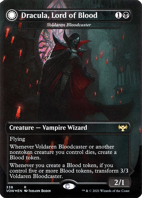 Dracula, Lord of Blood - Voldaren Bloodcaster - Innistrad: Crimson Vow #338