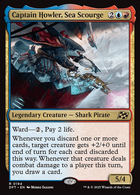 Captain Howler, Sea Scourge - Aetherdrift #194