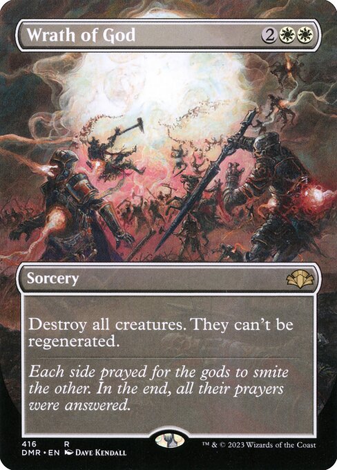 Wrath of God (Borderless) - Dominaria Remastered #416