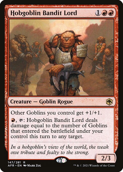 Hobgoblin Bandit Lord - Adventures in the Forgotten Realms #147