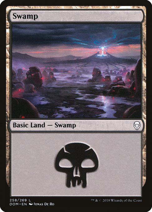 Swamp (258) - Dominaria #258