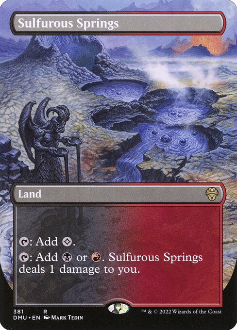 Sulfurous Springs (Borderless) - Dominaria United #381