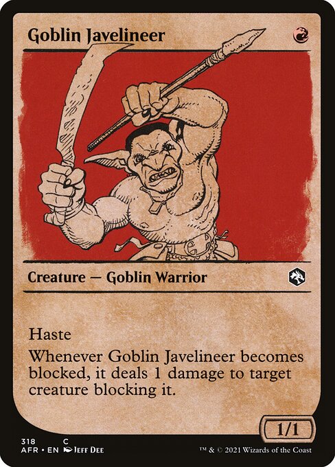 Goblin Javelineer (Showcase) - Adventures in the Forgotten Realms #318