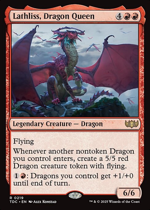 Lathliss, Dragon Queen - Tarkir: Dragonstorm Commander #219