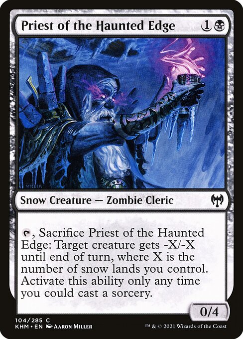 Priest of the Haunted Edge - Kaldheim #104