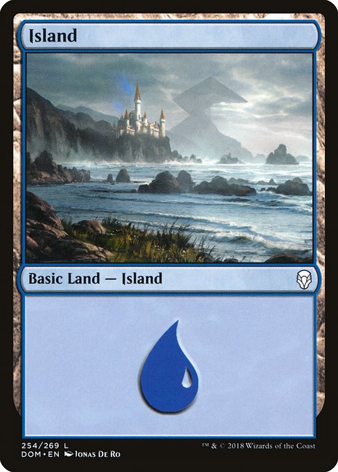 Island (254) - Dominaria #254
