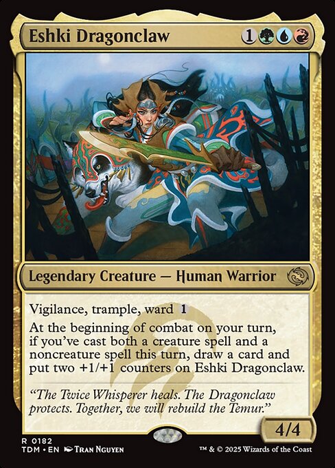 Eshki Dragonclaw - Tarkir: Dragonstorm:  - 182 - Near Mint Foil