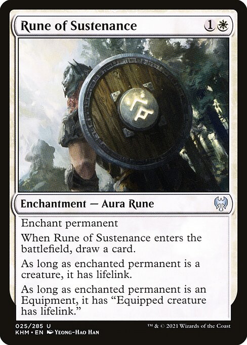 Rune of Sustenance - Kaldheim #25