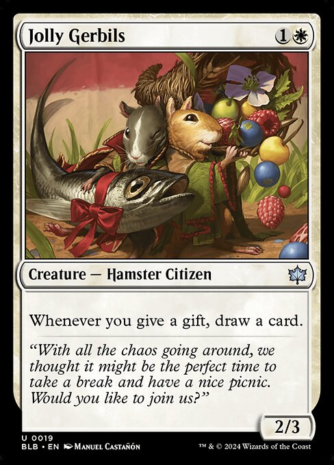 Jolly Gerbils - Bloomburrow #19