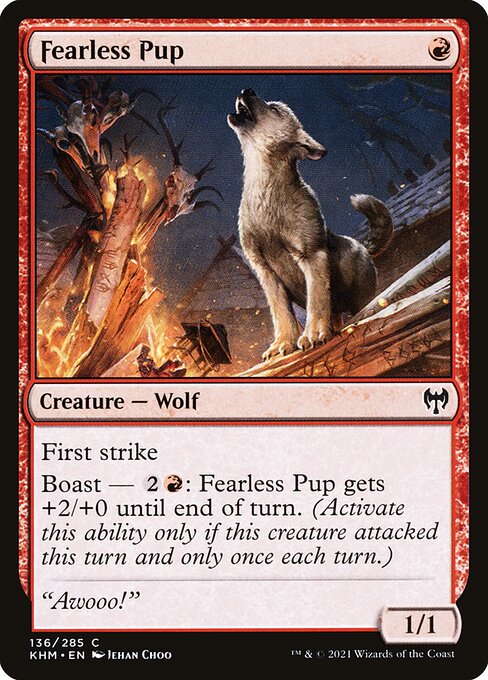 Fearless Pup - Kaldheim #136