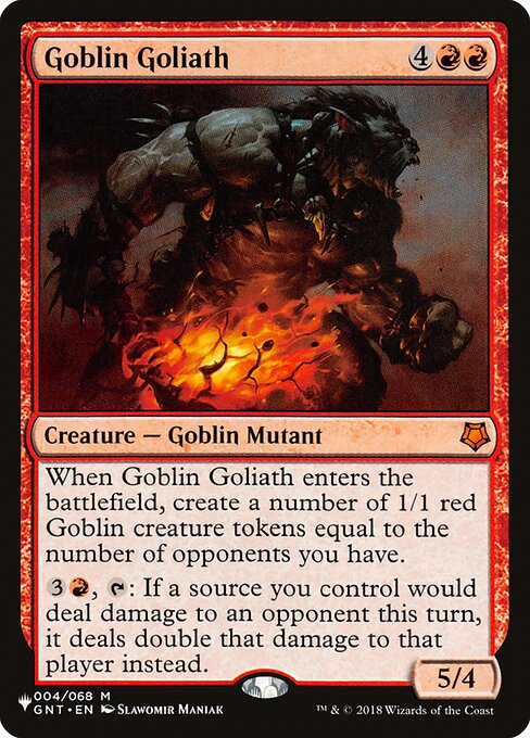 Goblin Goliath - The List #GNT-4