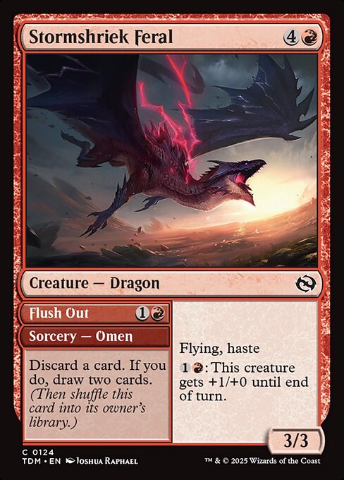 Stormshriek Feral - Tarkir: Dragonstorm #124
