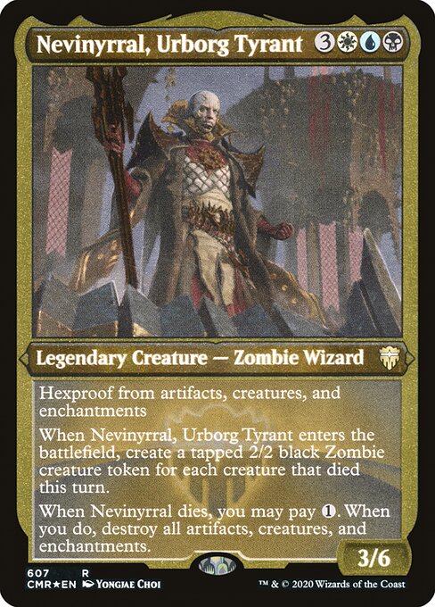 Nevinyrral, Urborg Tyrant (Foil Etched) - Commander Legends #607