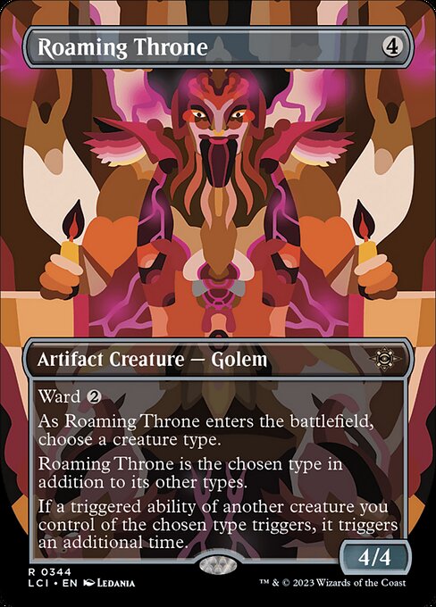 Roaming Throne (Borderless) - The Lost Caverns of Ixalan #344