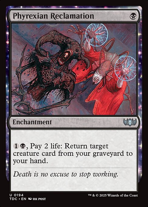 Phyrexian Reclamation - Tarkir: Dragonstorm Commander #194