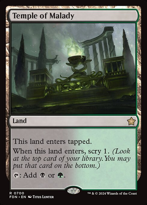 Temple of Malady - Foundations #700