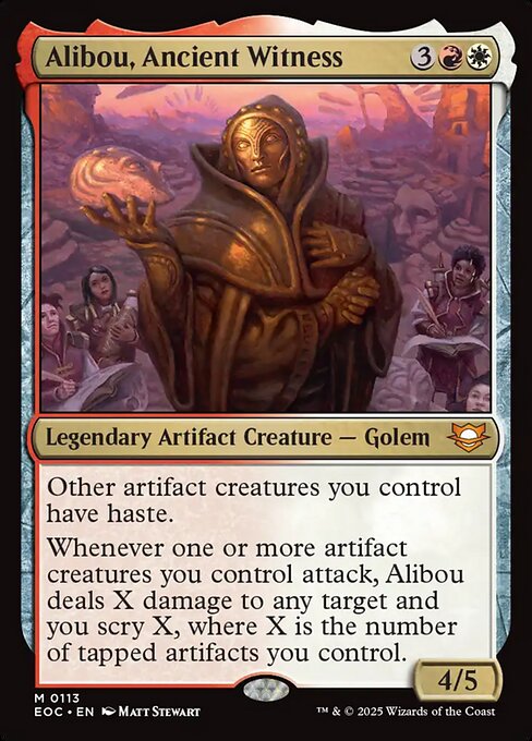 Alibou, Ancient Witness - Commander: Edge of Eternities:  - 113 - Near Mint