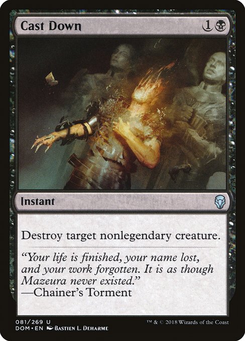 Cast Down - Dominaria #81