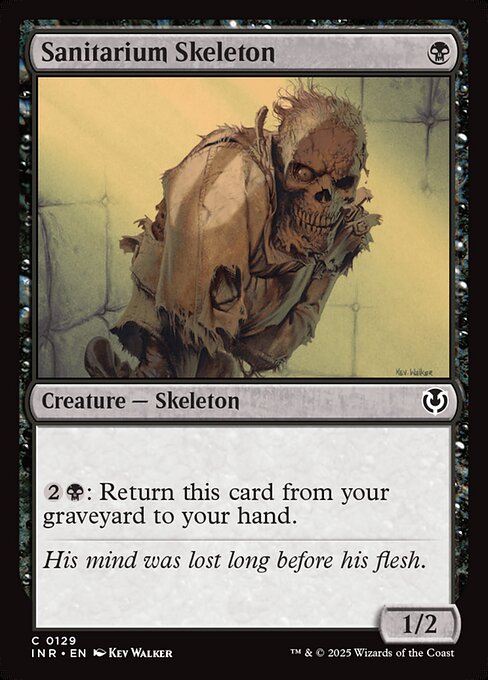 Sanitarium Skeleton - Innistrad Remastered #129