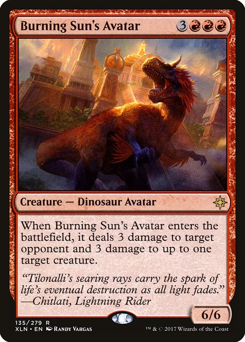 Burning Sun's Avatar - Ixalan #135