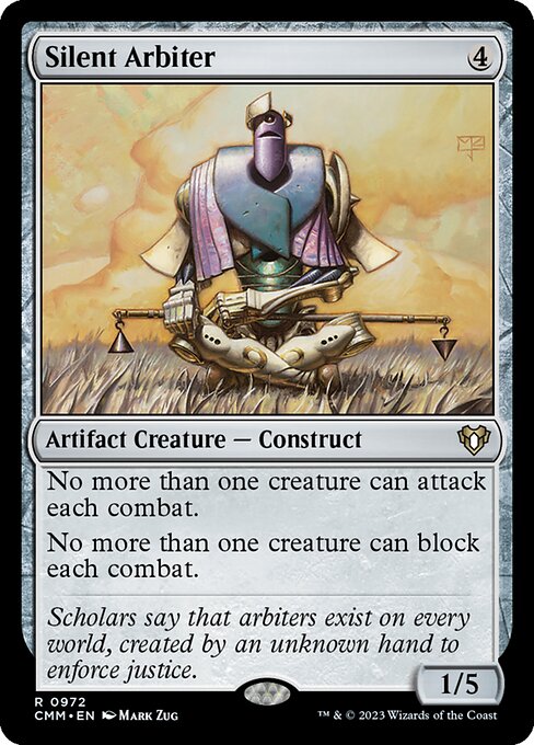 Silent Arbiter - Commander Masters #972