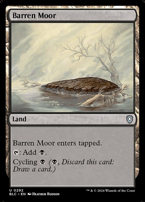 Barren Moor - Bloomburrow Commander #292