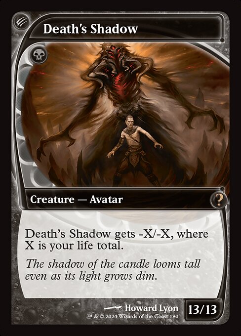 Death's Shadow (Future Sight) - Mystery Booster 2 #180