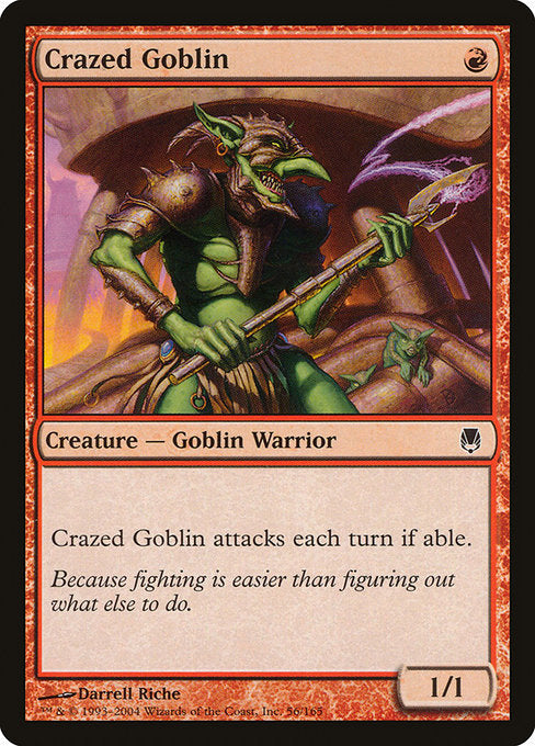 Crazed Goblin - Darksteel #56