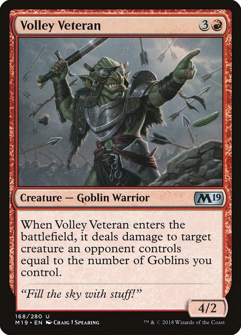 Volley Veteran - Core Set 2019 #168
