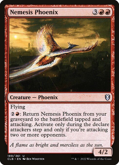 Nemesis Phoenix - Commander Legends: Battle for Baldur's Gate #189