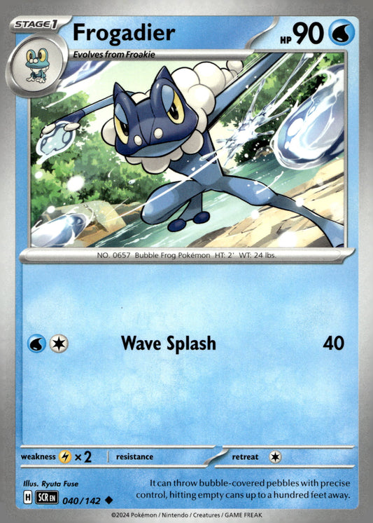Frogadier - SV07: Stellar Crown: 40 - Near Mint - Uncommon - English