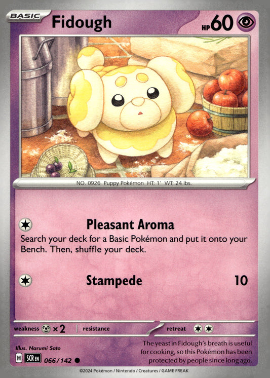 Fidough - SV07: Stellar Crown: 066 - Near Mint - Common - English