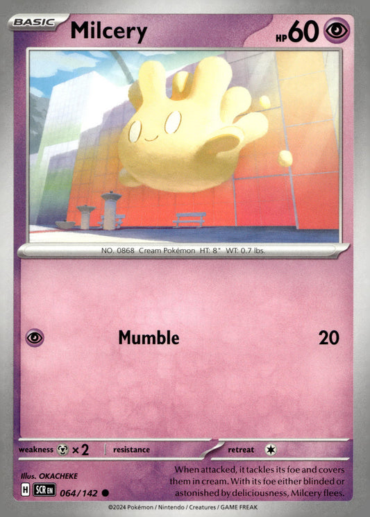 Milcery - 064/142 - SV07: Stellar Crown: 064 - Near Mint - Common - English