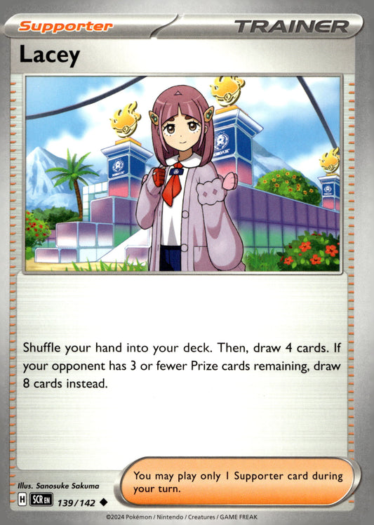 Lacey - 139/142 - SV07: Stellar Crown: 139 - Near Mint - Uncommon - English