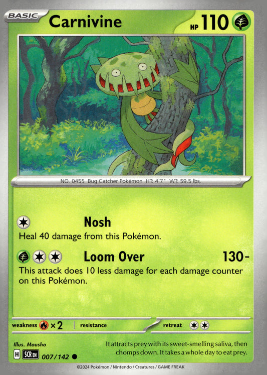 Carnivine - SV07: Stellar Crown: 007 - Near Mint - Common - English