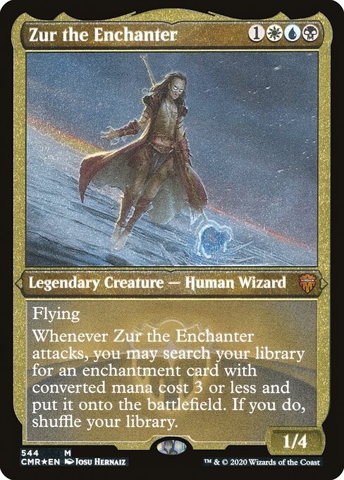 Zur the Enchanter (Foil Etched) - Commander Legends #544
