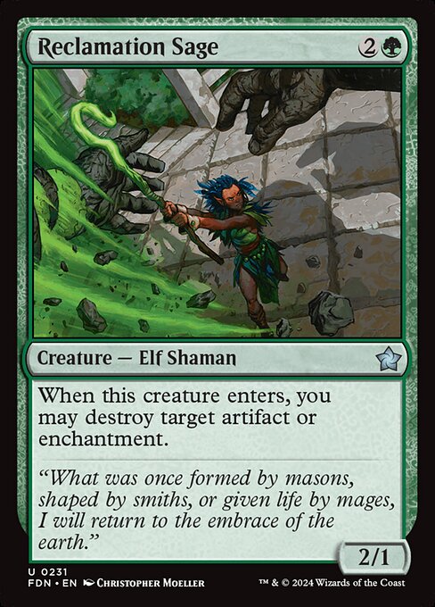 Reclamation Sage - Foundations #231