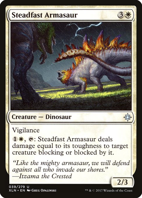 Steadfast Armasaur - Ixalan #39