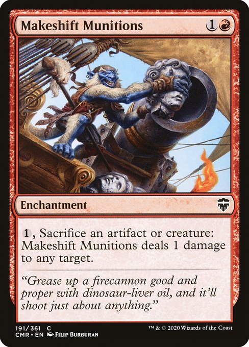 Makeshift Munitions - Commander Legends #191