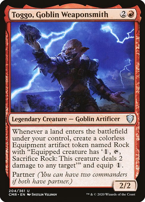 Toggo, Goblin Weaponsmith - Commander Legends #204