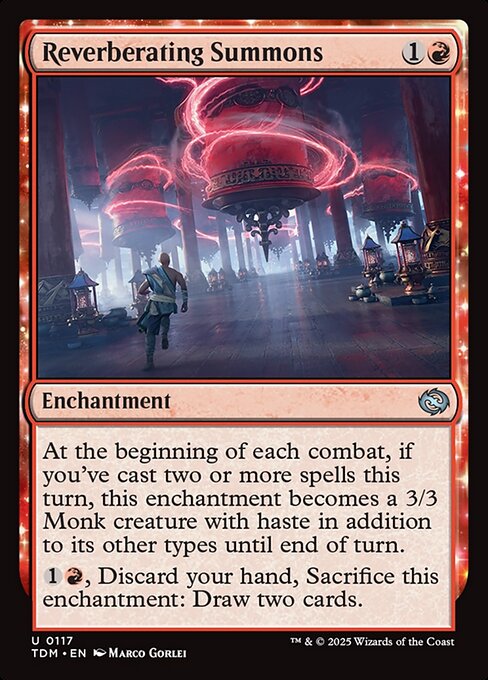 Reverberating Summons - Tarkir: Dragonstorm #117
