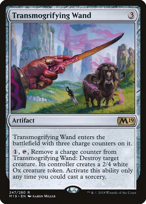 Transmogrifying Wand - Core Set 2019 #247