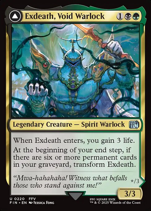 Exdeath, Void Warlock - Final Fantasy #220