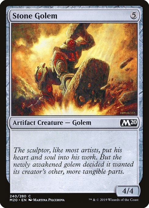 Stone Golem - Core Set 2020 #240