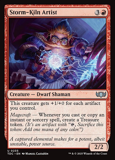 Storm-Kiln Artist - Tarkir: Dragonstorm Commander #235